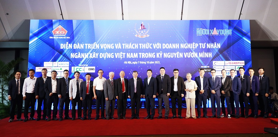 VCC đạt giải thưởng Doanh nghiệp tiên phong phát triển vật liệu mới, sản phẩm công nghệ cao tại Vietnam Construction Awards 2025